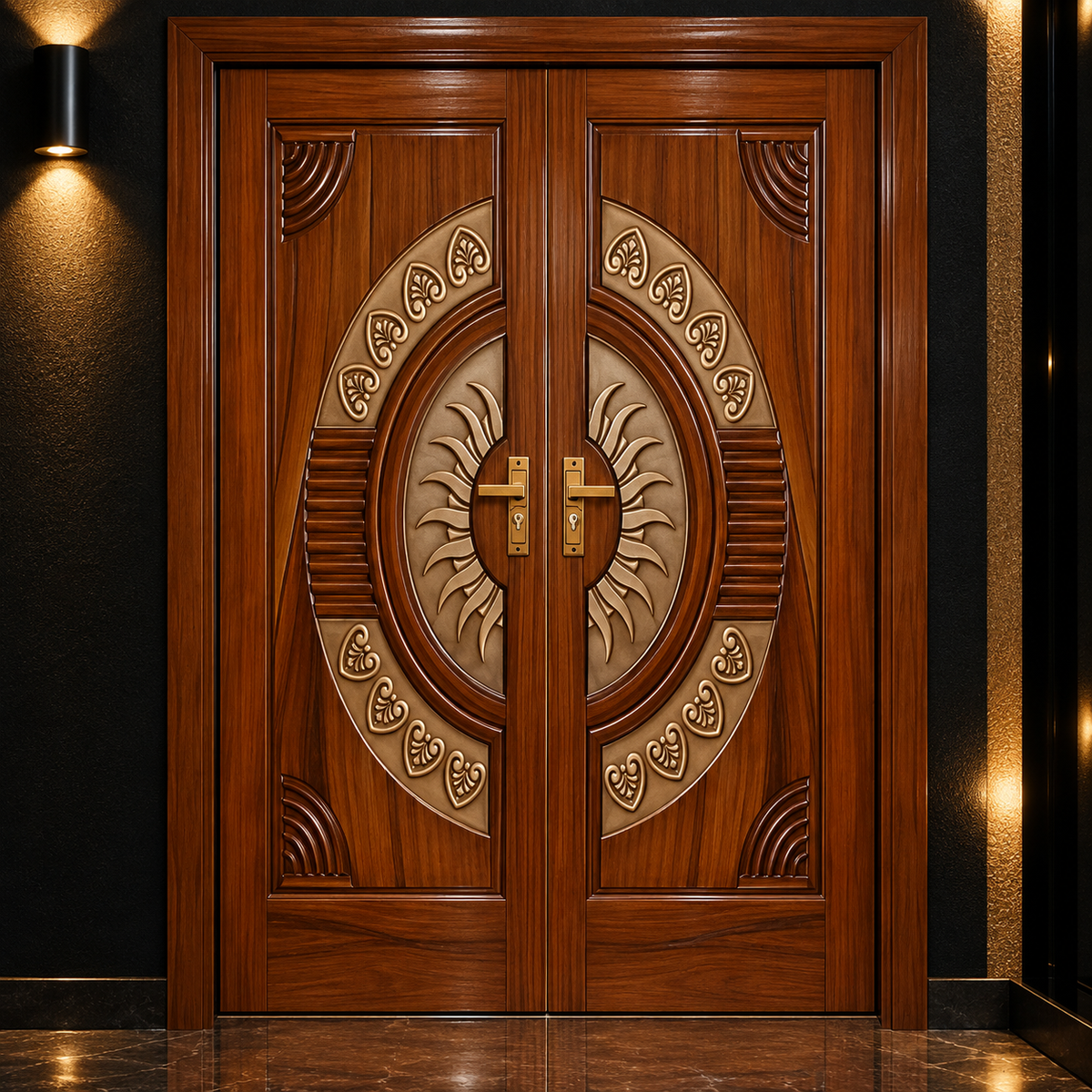 Fiber Double Doors