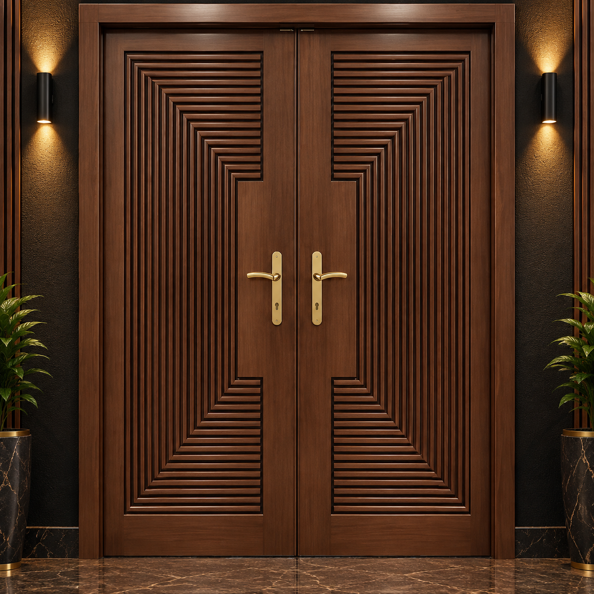 Fiber Double Doors