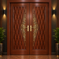 Fiber Double Doors