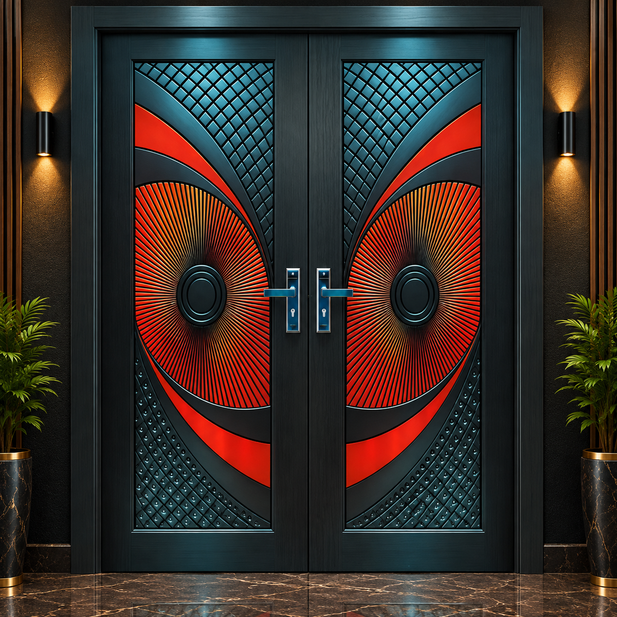 Fiber Double Doors